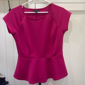 Worthington Pink Flare Bottom Shirt Petite Large feminine